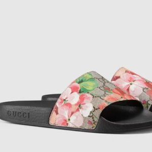 COPY - Gucci Blooms Supreme Floral Slide Sandals